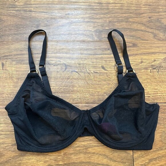 l'agent agent provocateur black mesh bra 34E - Picture 1 of 5